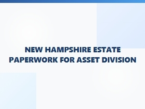 New Hampshire Estate Paperwork for Asset Division